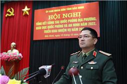 Tỉnh Bắc Ninh tổng kết công tác quốc phòng địa phương năm 2022